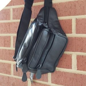 Black Waist Bag Unisex